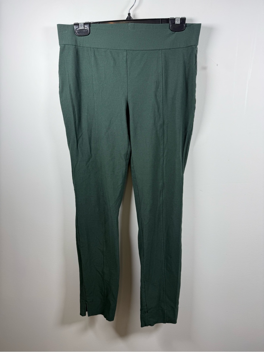 EILEEN FISHER | Green Washable Crepe Slim Pants Size S